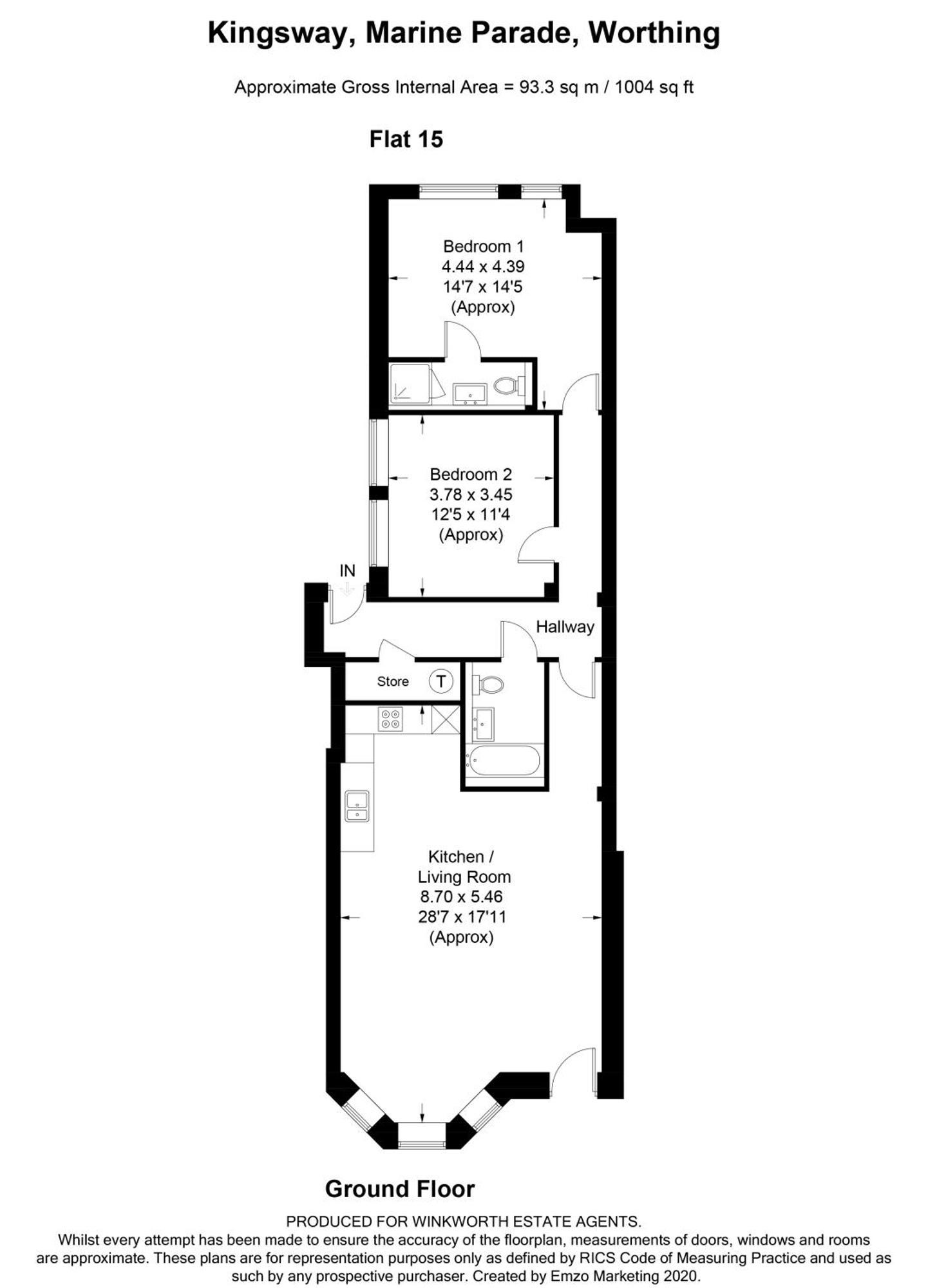 Stunning 2 Bed Apartment Sea Views And Parking Worthing Luaran gambar